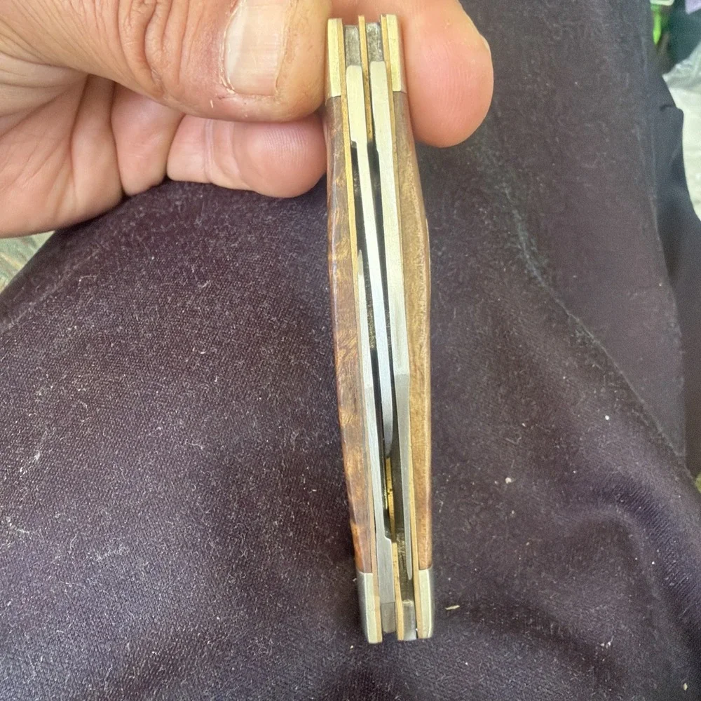 Old Timer 8OTW‎ Desert Ironwood Handle 3-BLADE Stainless Handles Used